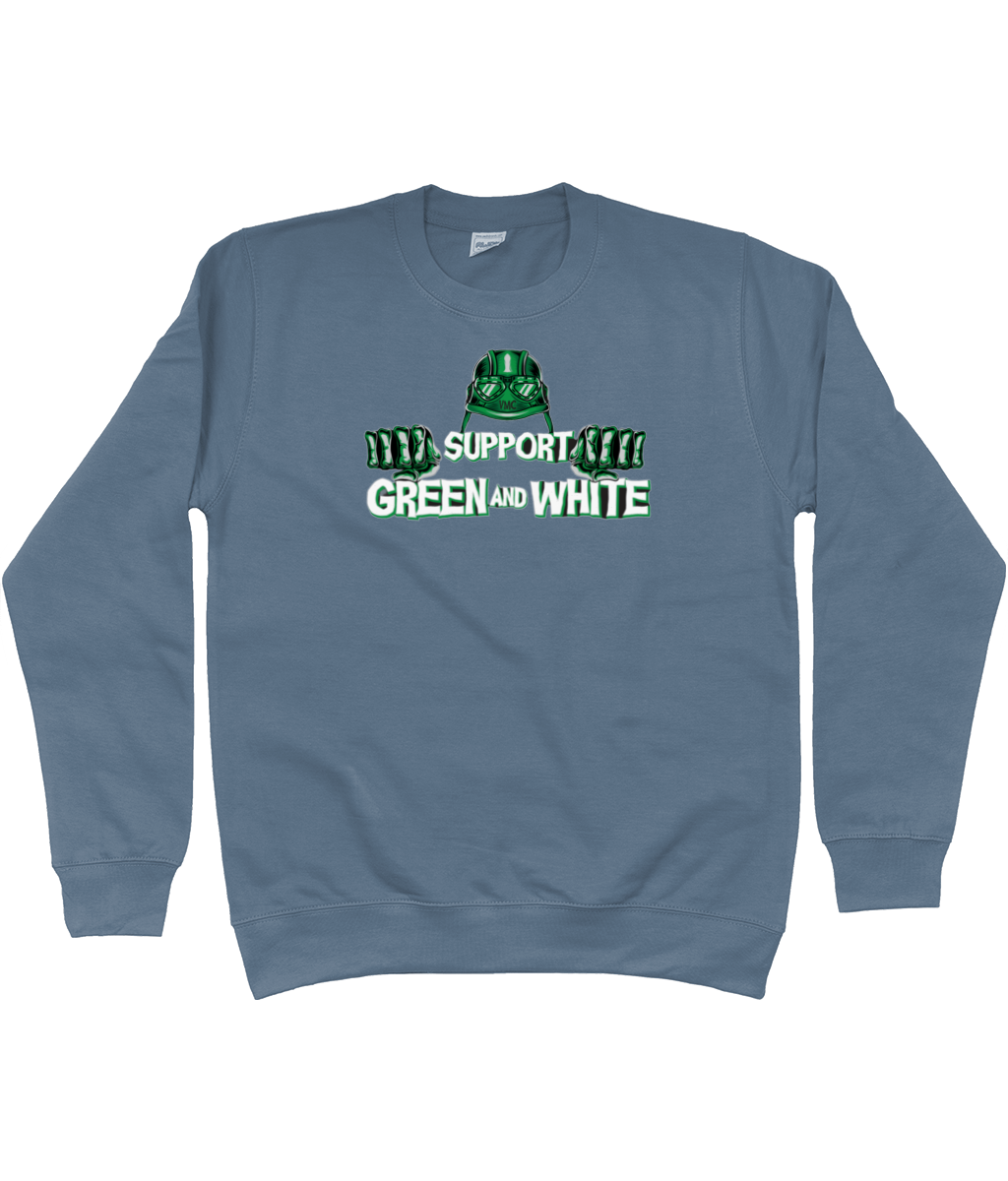 HEREN Sweatshirt G&W handlebars Mouwopdruk SUPPORT G&W