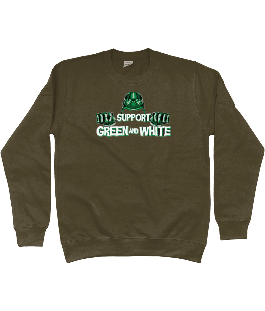 HEREN Sweatshirt G&W handlebars Mouwopdruk SUPPORT G&W