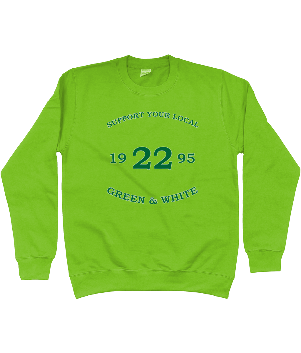 Heren Sweatshirt Support-Tekst-1995 SUPPORT G&W SUPPORT G&W