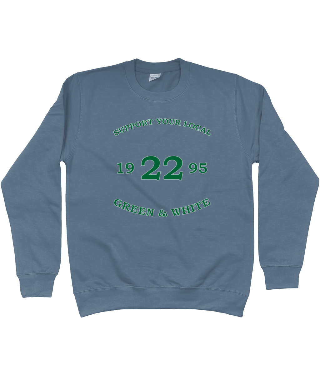 Heren Sweatshirt Support-Tekst-1995