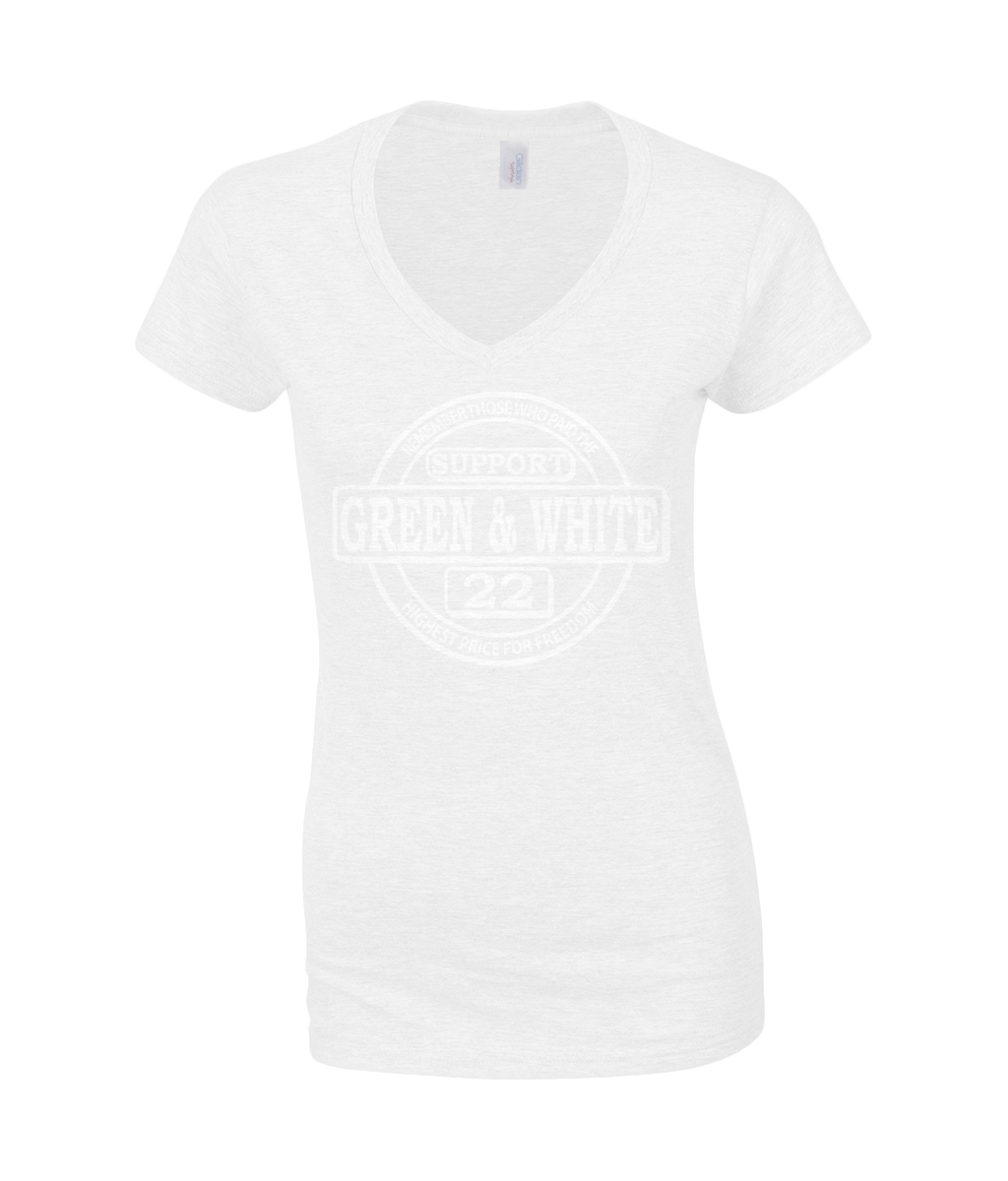 Dames V-Neck T-Shirt Classic Support G&W
