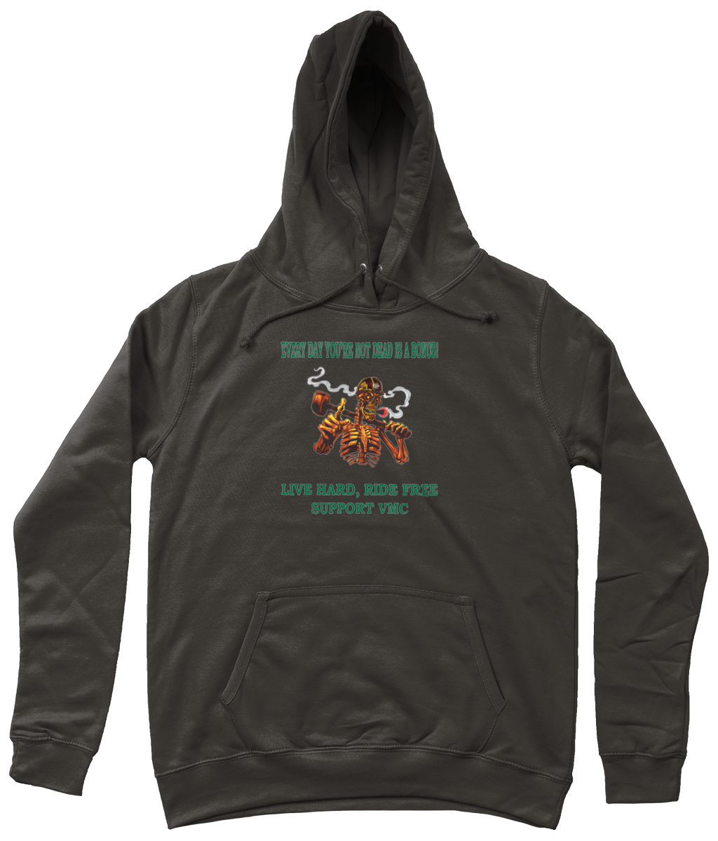 Dames Hoodie ride-free-skull