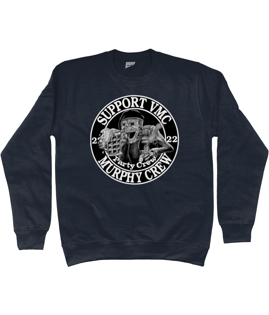 Heren Sweatshirt Party-Crew-Logo SUPPORT G&W SUPPORT G&W