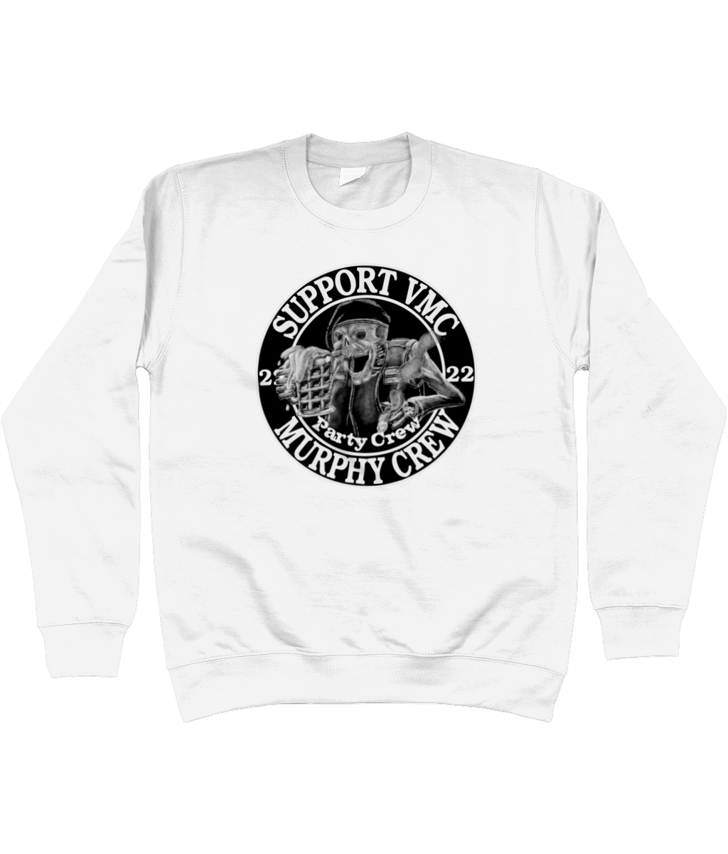 Heren Sweatshirt Party-Crew-Logo