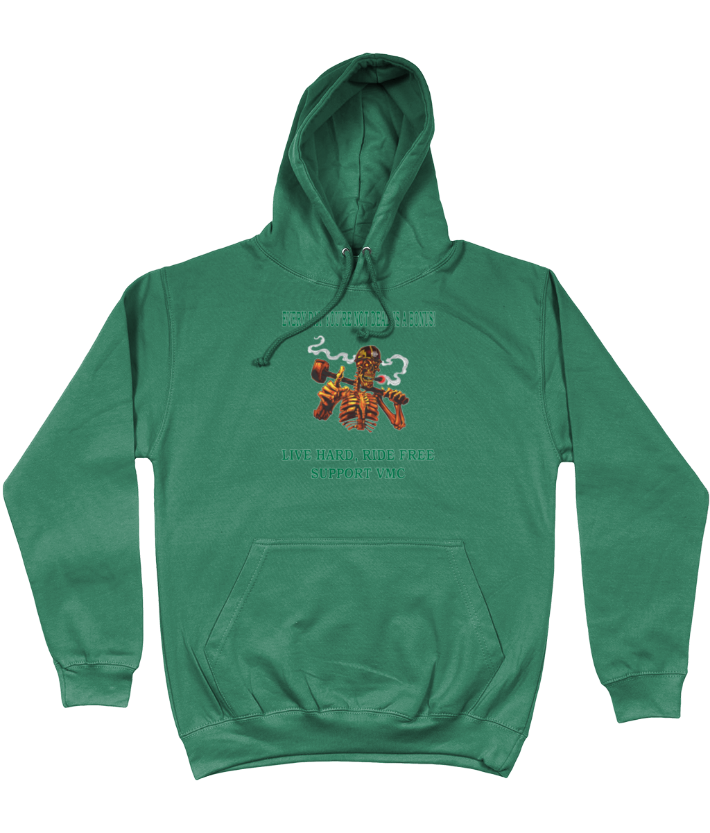 Heren Hoodie ride-free-skull-zwart-shirt