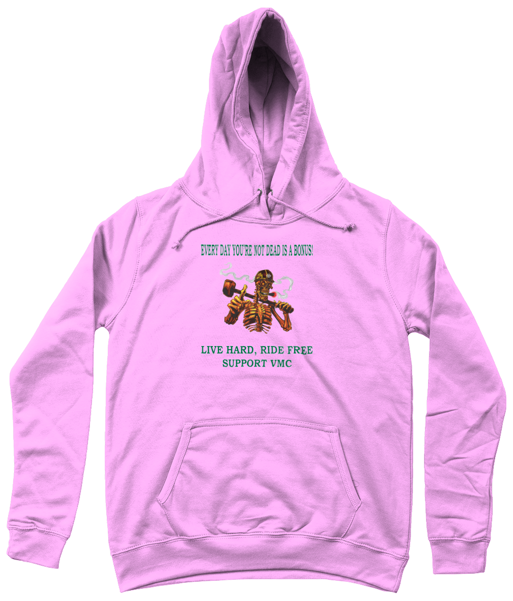 Dames Hoodie ride-free-skull