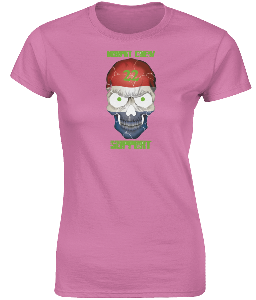 Dames T-Shirt Support-Skull