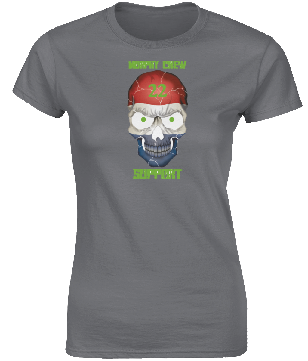 Dames T-Shirt Support-Skull