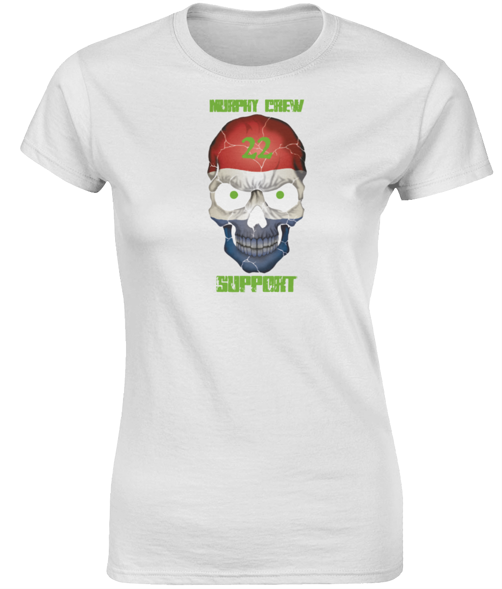 Dames T-Shirt Support-Skull