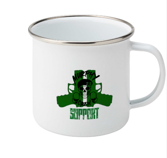 Enamel mug MurphyPistolsWhite